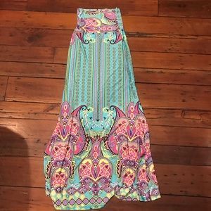 Yoyo 5 multicolored maxi skirt